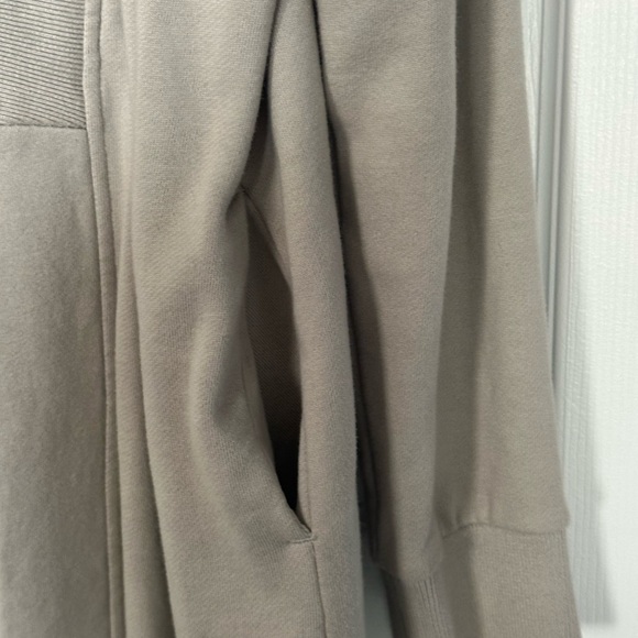 OAK + FORT Women's Cozy Long Taupe Cardigan | 100% Cotton | XS/S - Picture 4 of 6